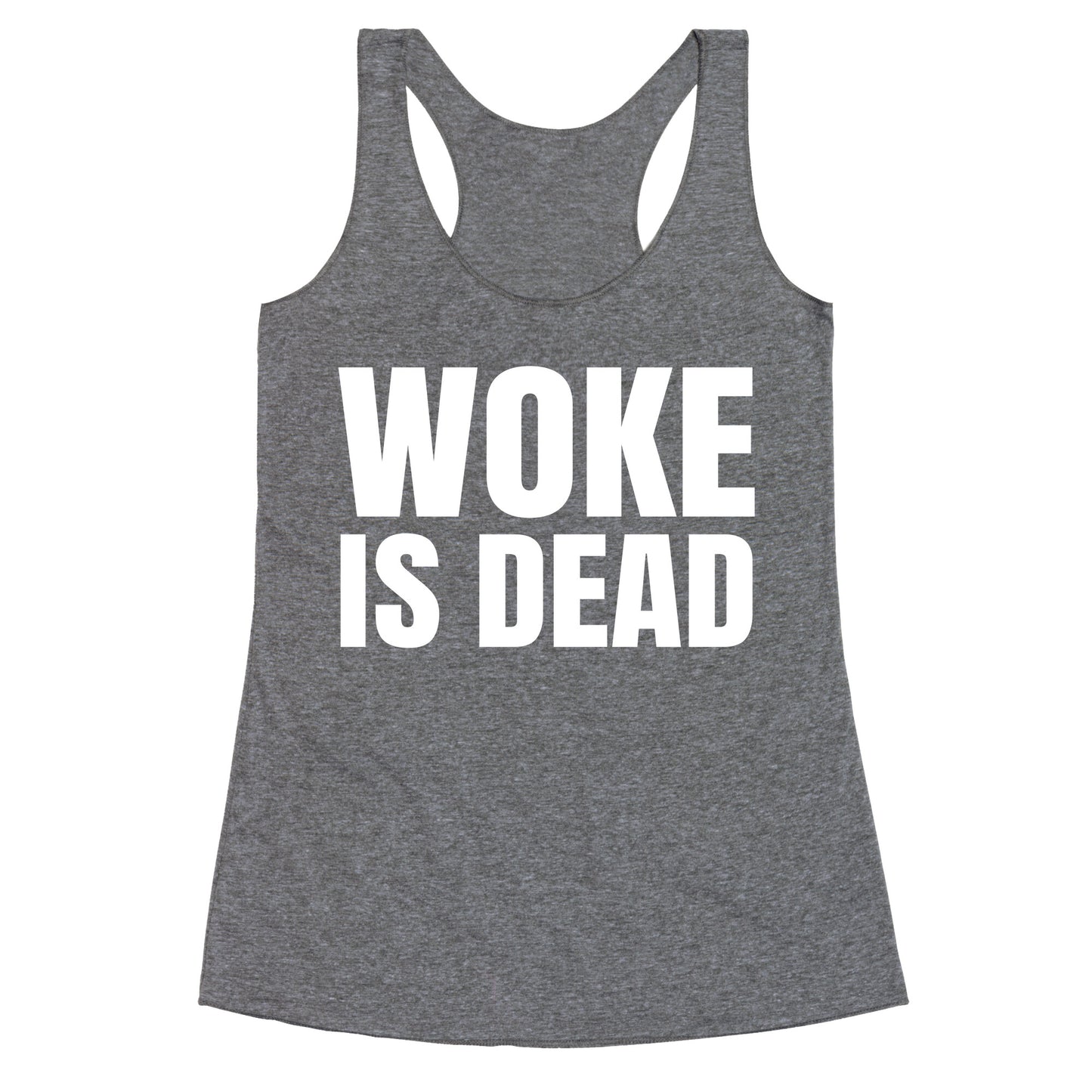 Woke Is Dead Cartman Racerback Tank
