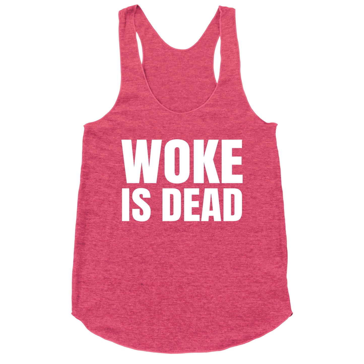 Woke Is Dead Cartman Racerback Tank