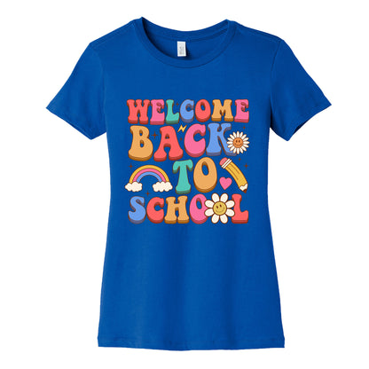 Welcome Back to School Womens Cotton Tee