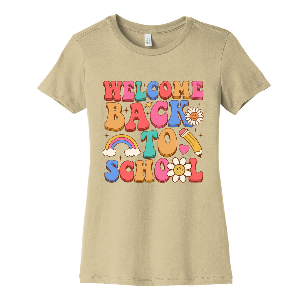 Welcome Back to School Womens Cotton Tee