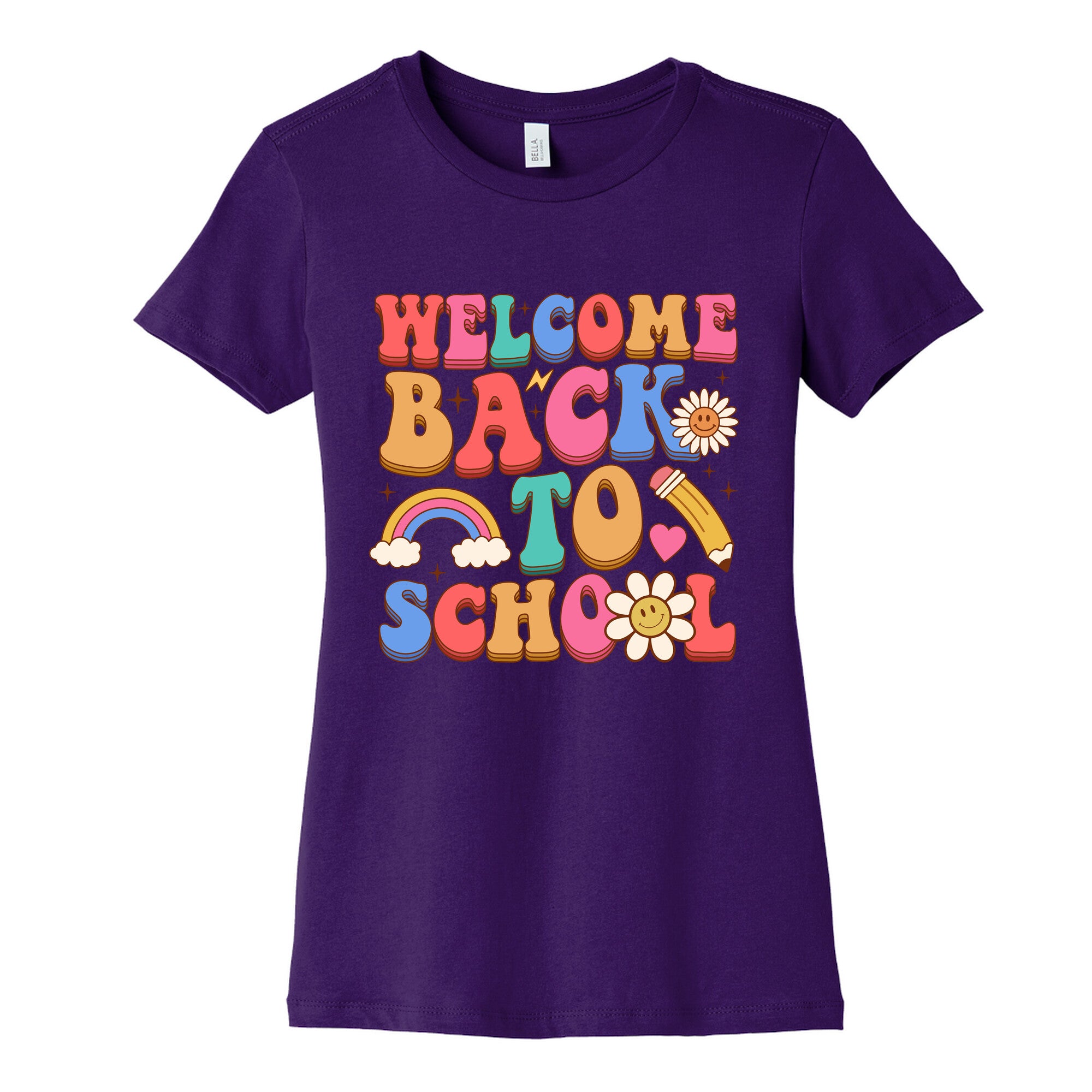 Welcome Back to School Womens Cotton Tee