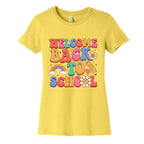 Welcome Back to School Womens Cotton Tee