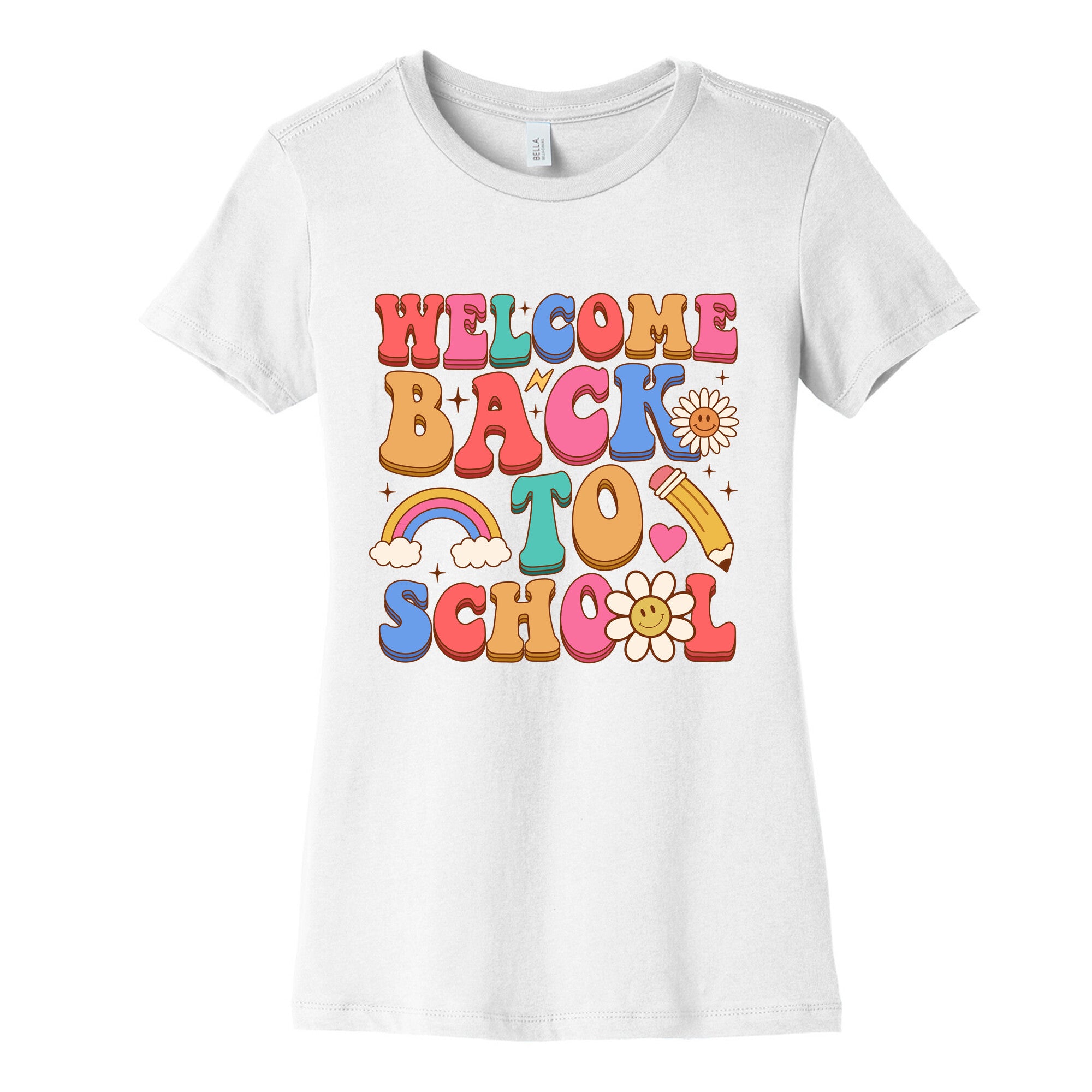 Welcome Back to School Womens Cotton Tee
