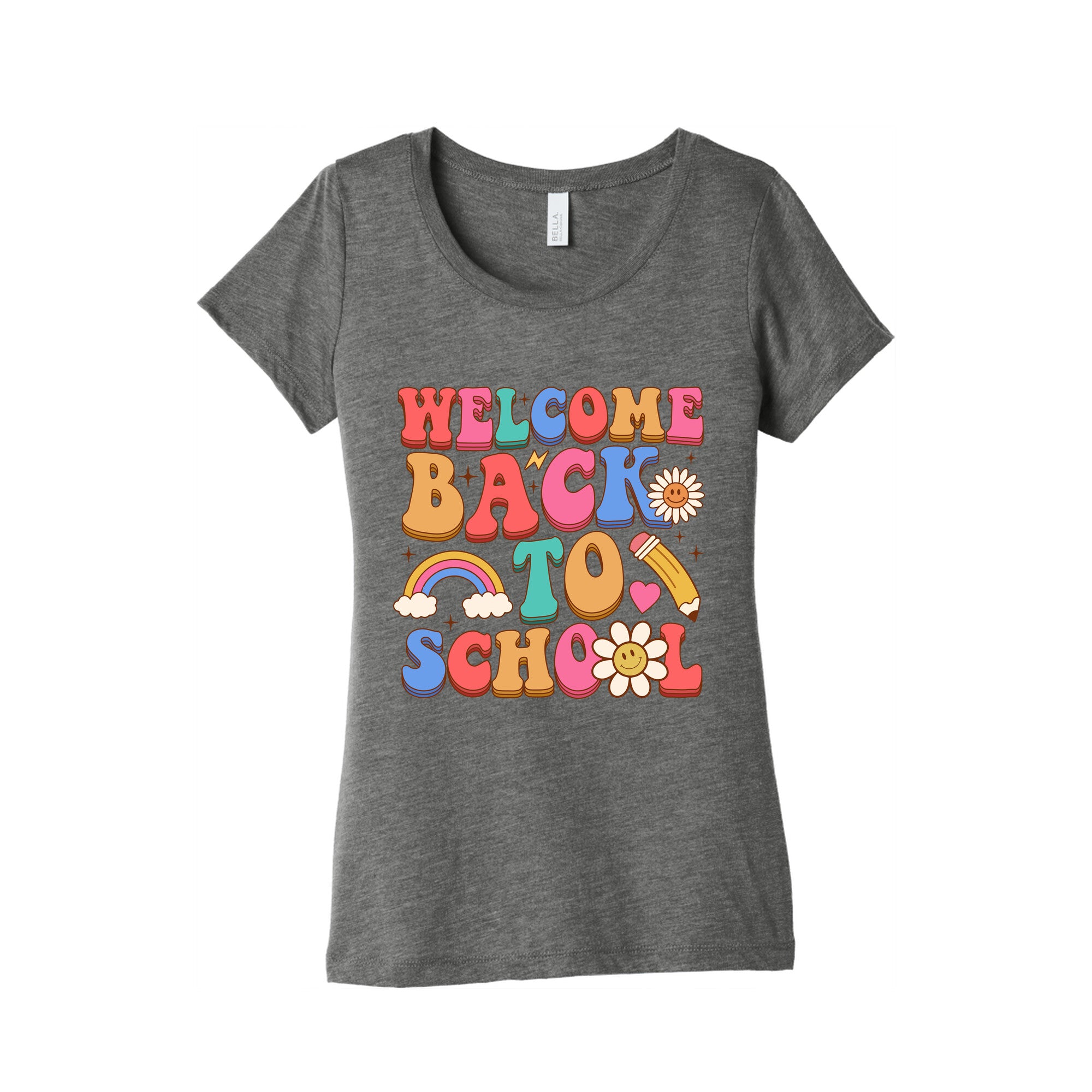 Welcome Back to School Womens Triblend Tee