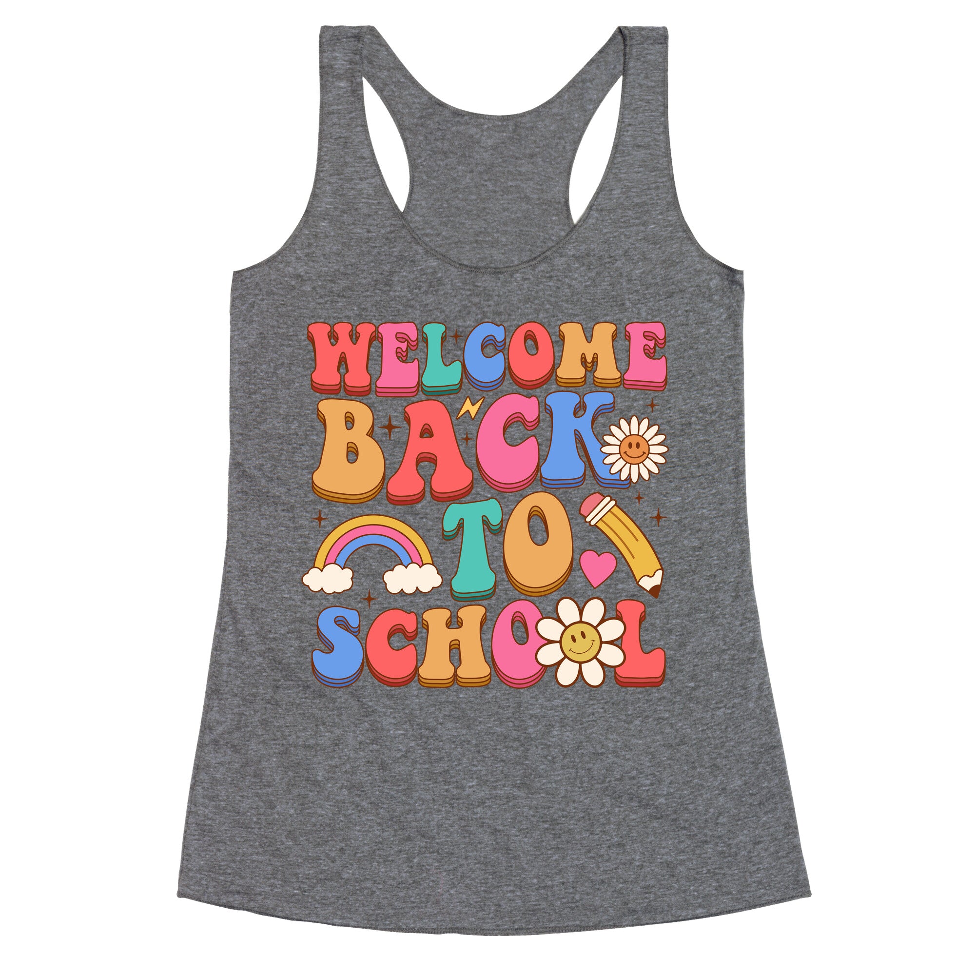 Welcome Back to School Racerback Tank