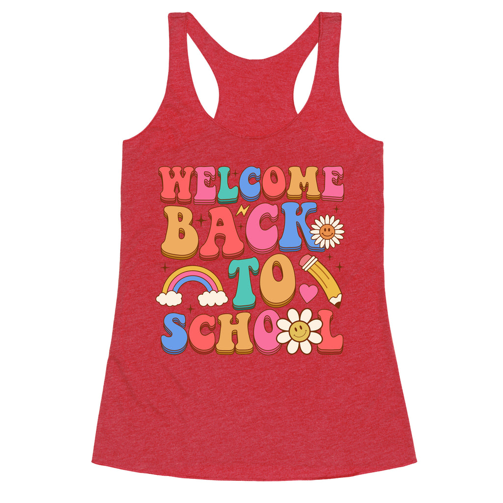 Welcome Back to School Racerback Tank