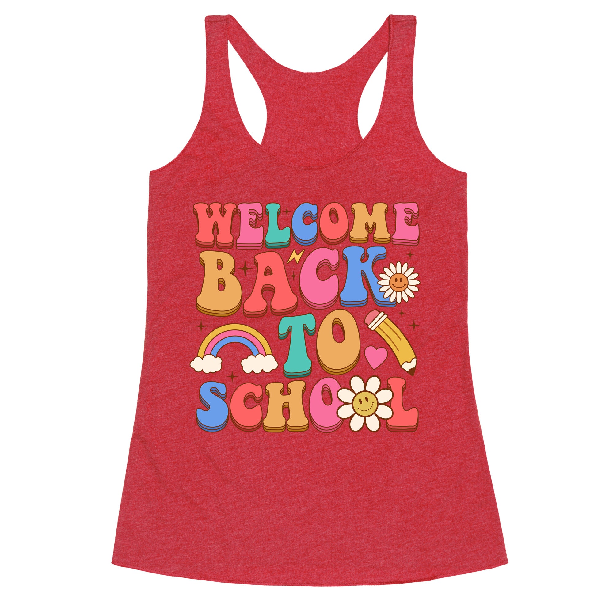 Welcome Back to School Racerback Tank
