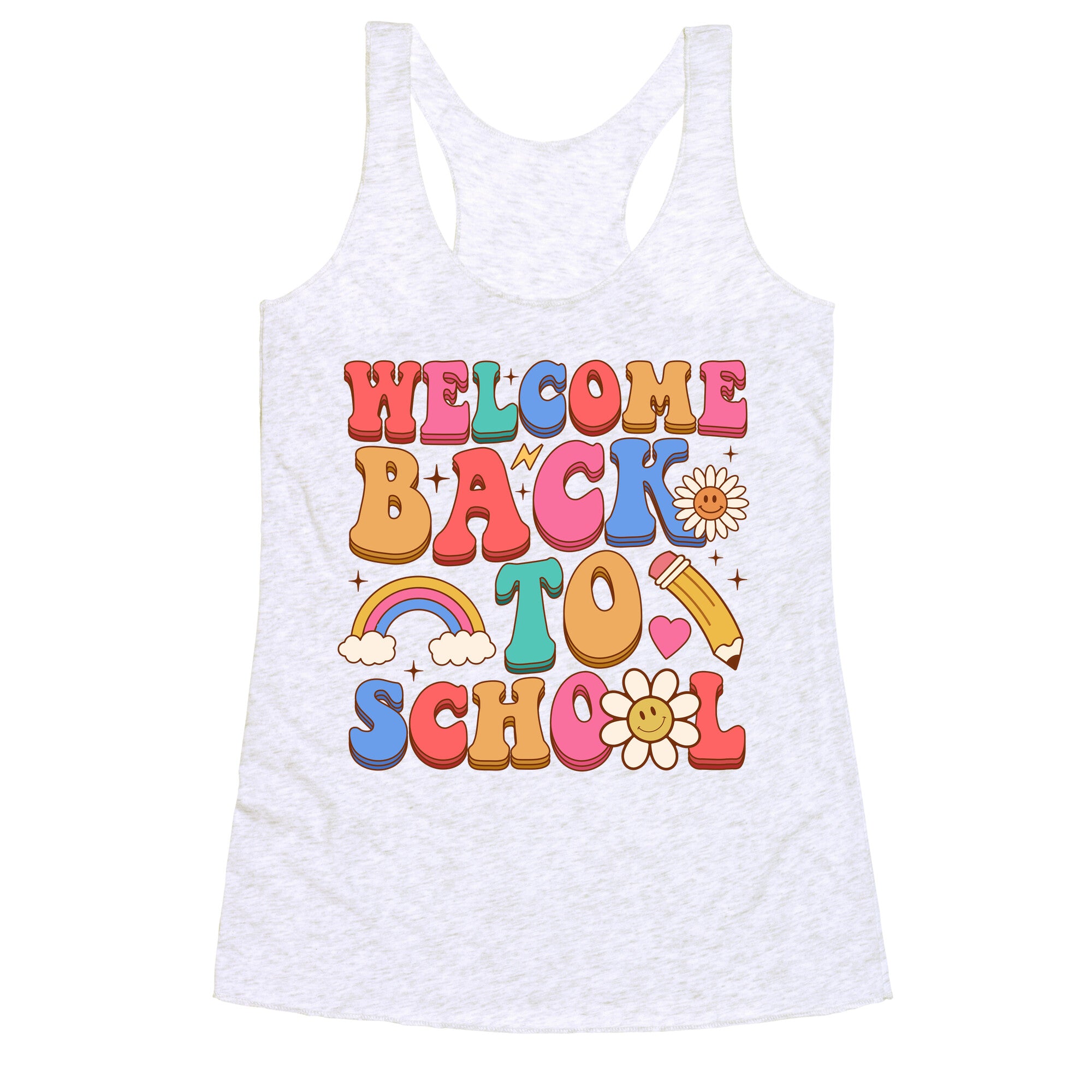Welcome Back to School Racerback Tank