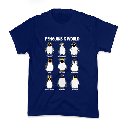 Penguins of the World Kids Tee