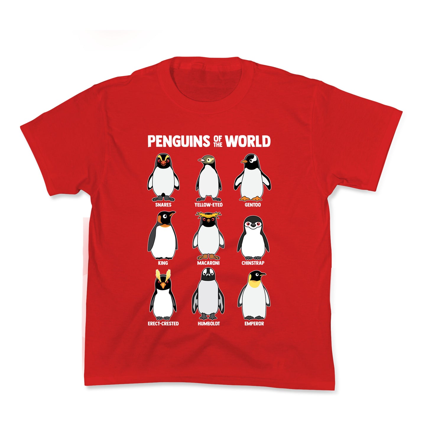 Penguins of the World Kids Tee
