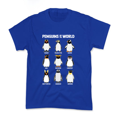 Penguins of the World Kids Tee