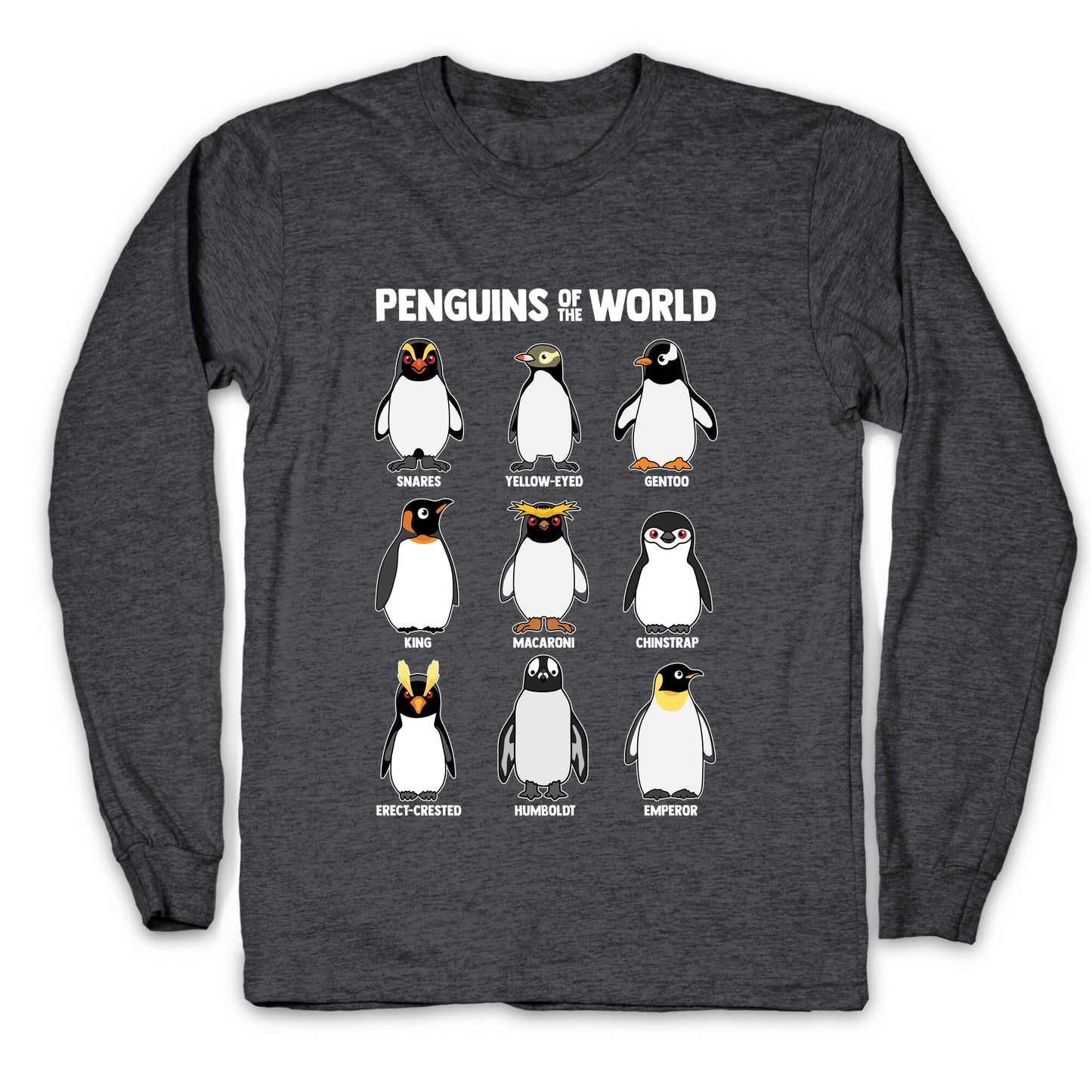Penguins of the World Longsleeve Tee