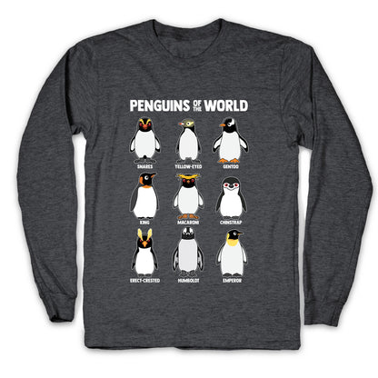 Penguins of the World Longsleeve Tee