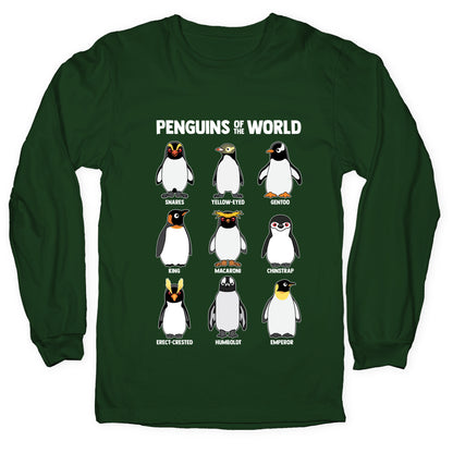 Penguins of the World Longsleeve Tee