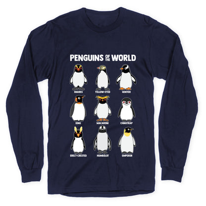 Penguins of the World Longsleeve Tee
