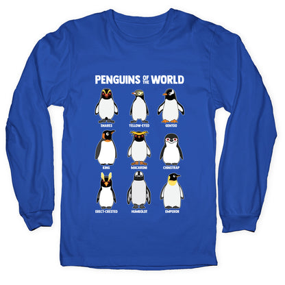 Penguins of the World Longsleeve Tee