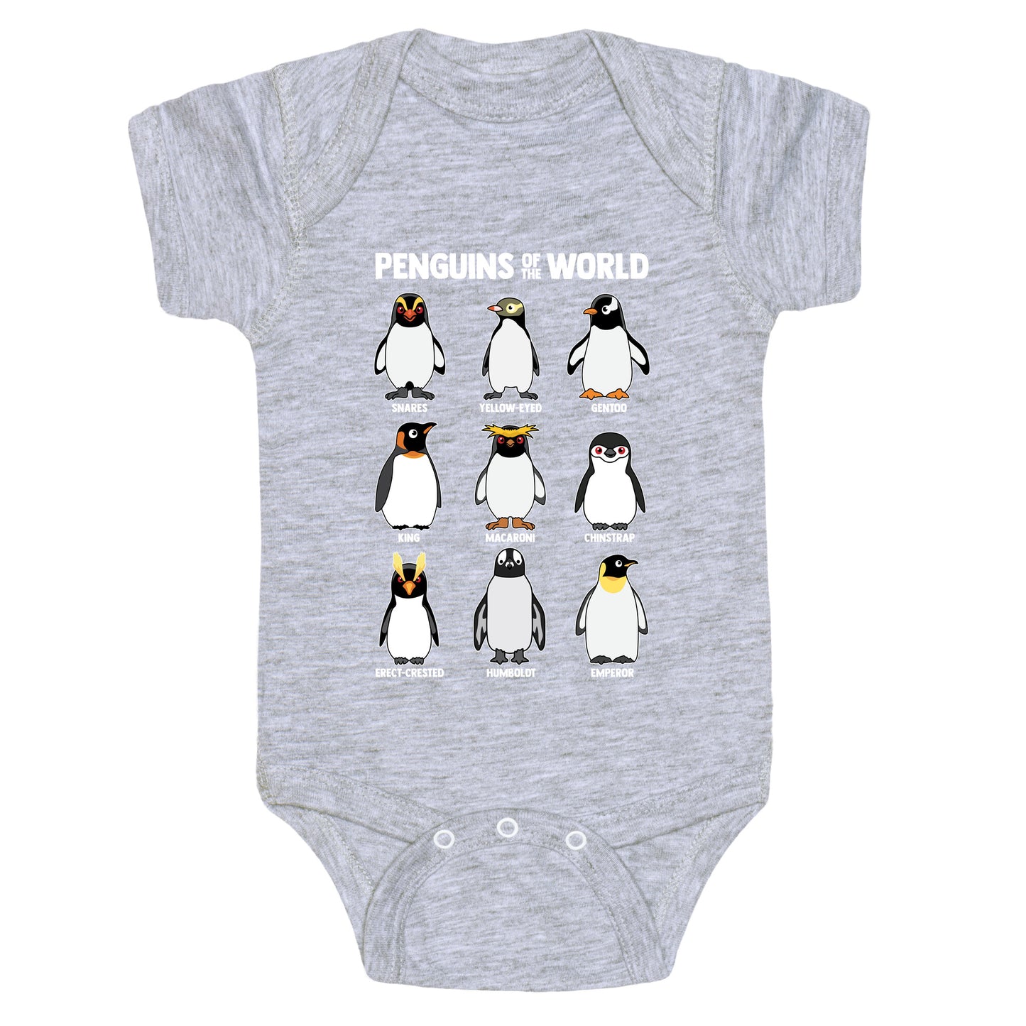 Penguins of the World Baby One-Piece