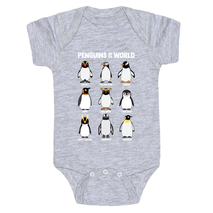 Penguins of the World Baby One-Piece