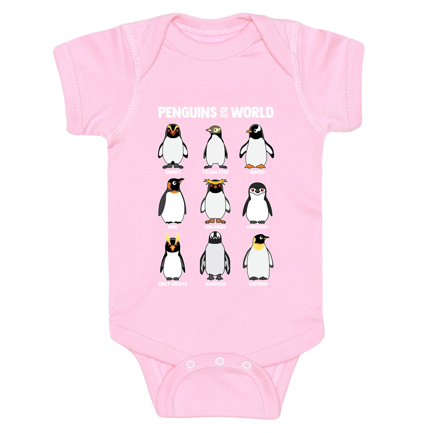 Penguins of the World Baby One-Piece