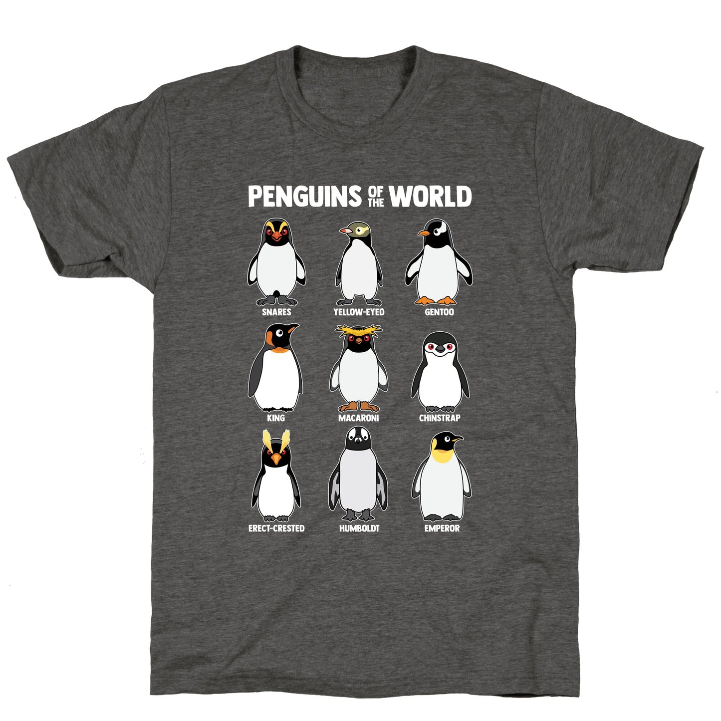 Penguins of the World Unisex Triblend Tee