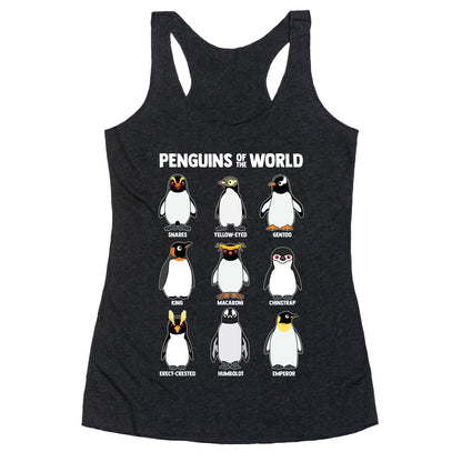 Penguins of the World Racerback Tank