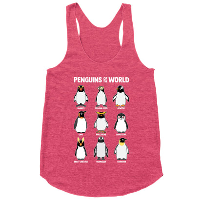 Penguins of the World Racerback Tank