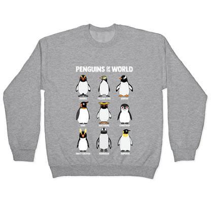 Penguins of the World Crewneck Sweatshirt