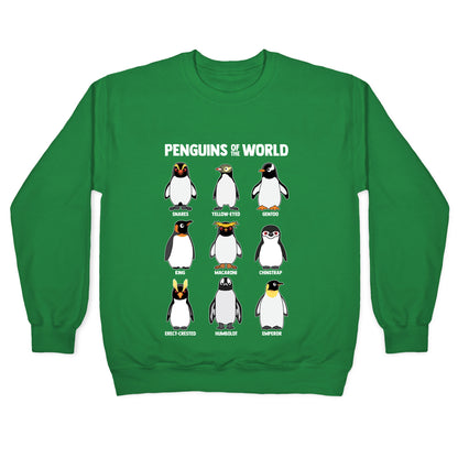 Penguins of the World Crewneck Sweatshirt