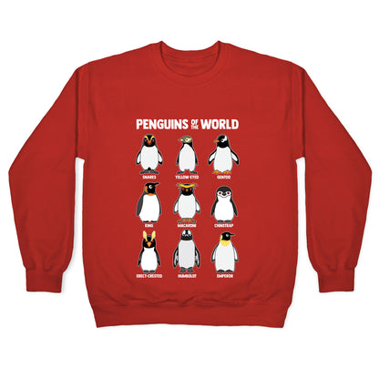 Penguins of the World Crewneck Sweatshirt