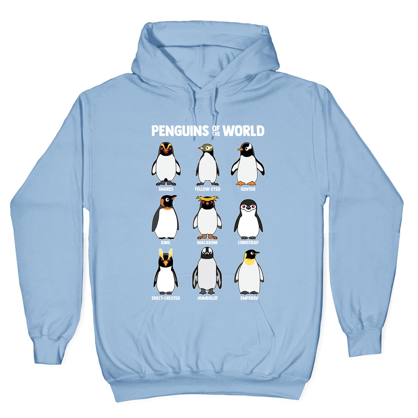 Penguins of the World Hoodie
