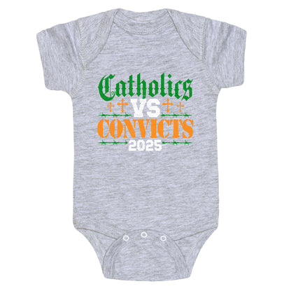 Catholics vs Convicts 2025 Baby One-Piece