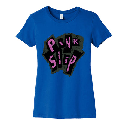 Freaky Friday Pink Slip Womens Cotton Tee
