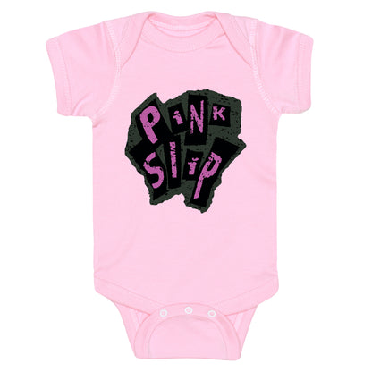 Freaky Friday Pink Slip Baby One-Piece