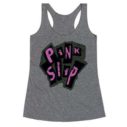 Freaky Friday Pink Slip Racerback Tank