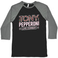 Tony Pepperoni Live Comedy Baseball Tee