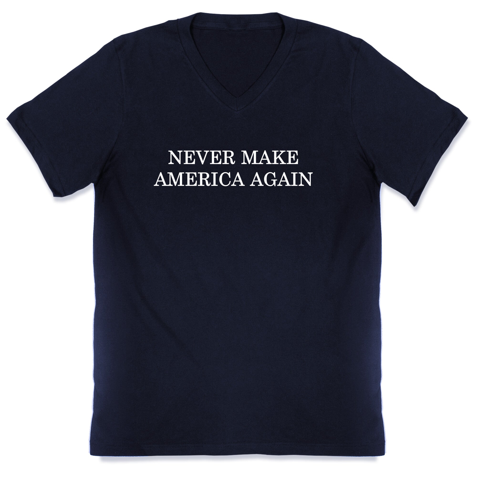 Never Make America Again V-Neck