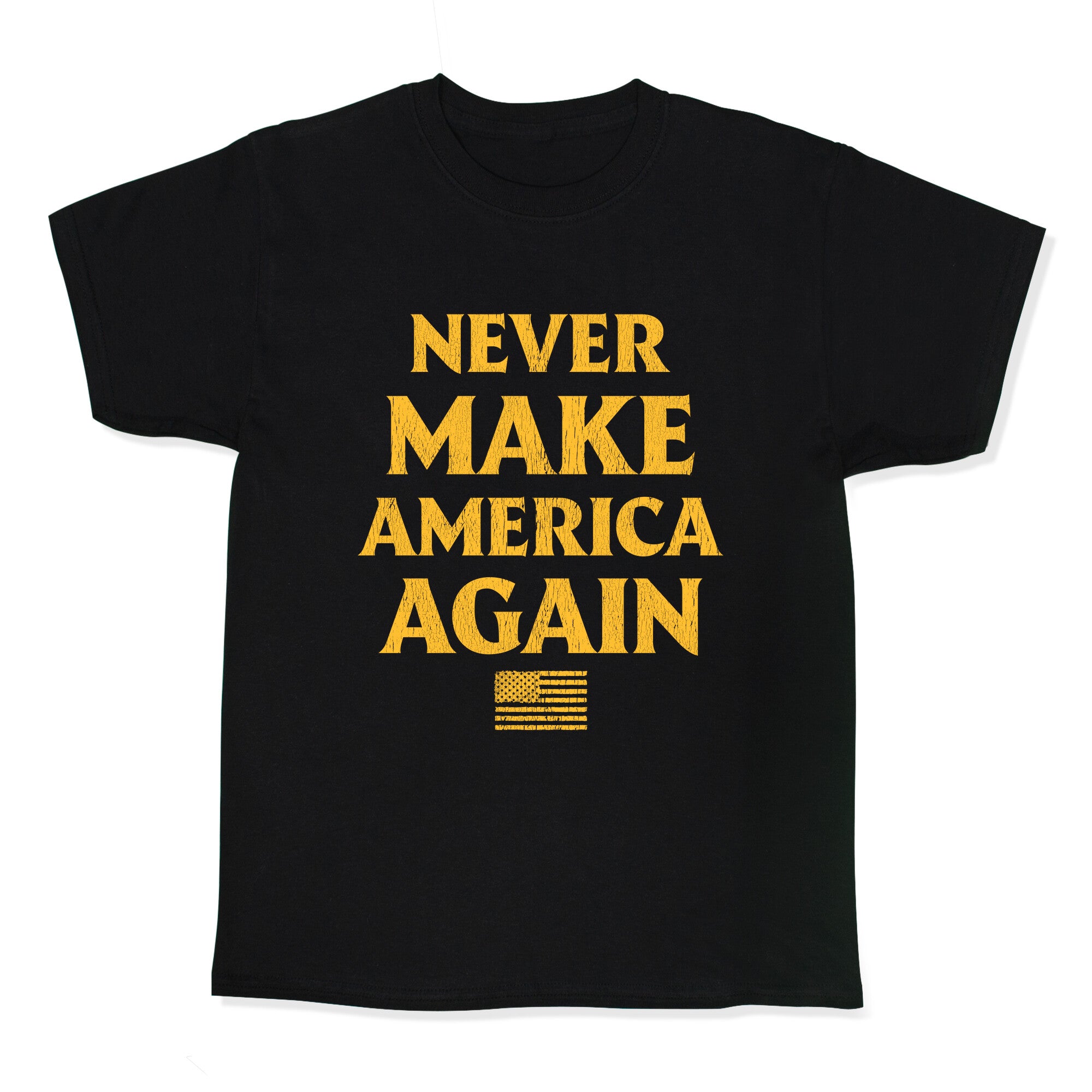Trump Never Make America Again Kids Tee