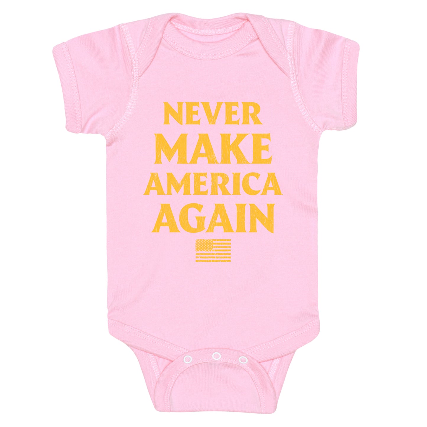 Trump Never Make America Again Baby One-Piece