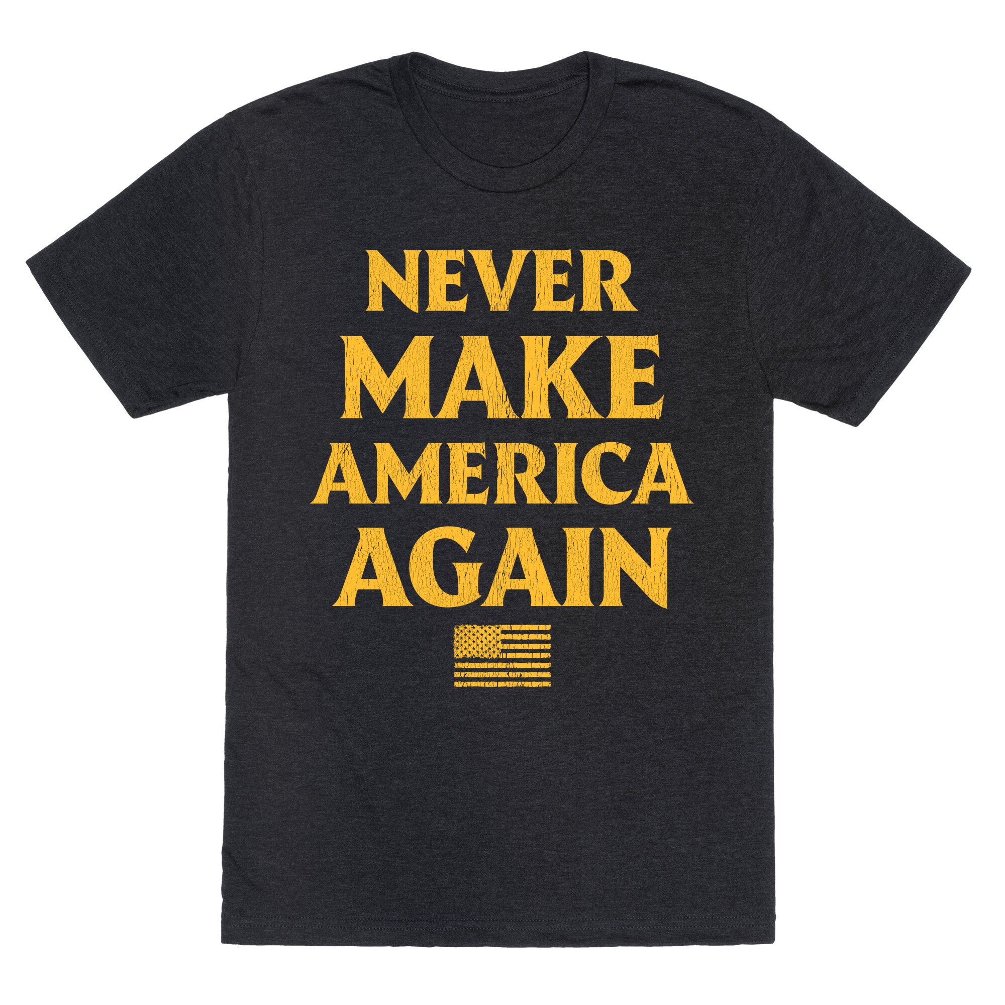 Trump Never Make America Again Unisex Triblend Tee