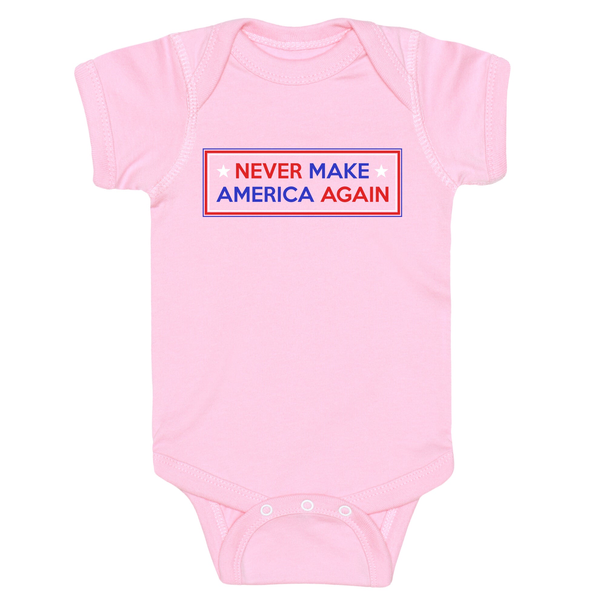 Never Make America Again Trump Baby One-Piece