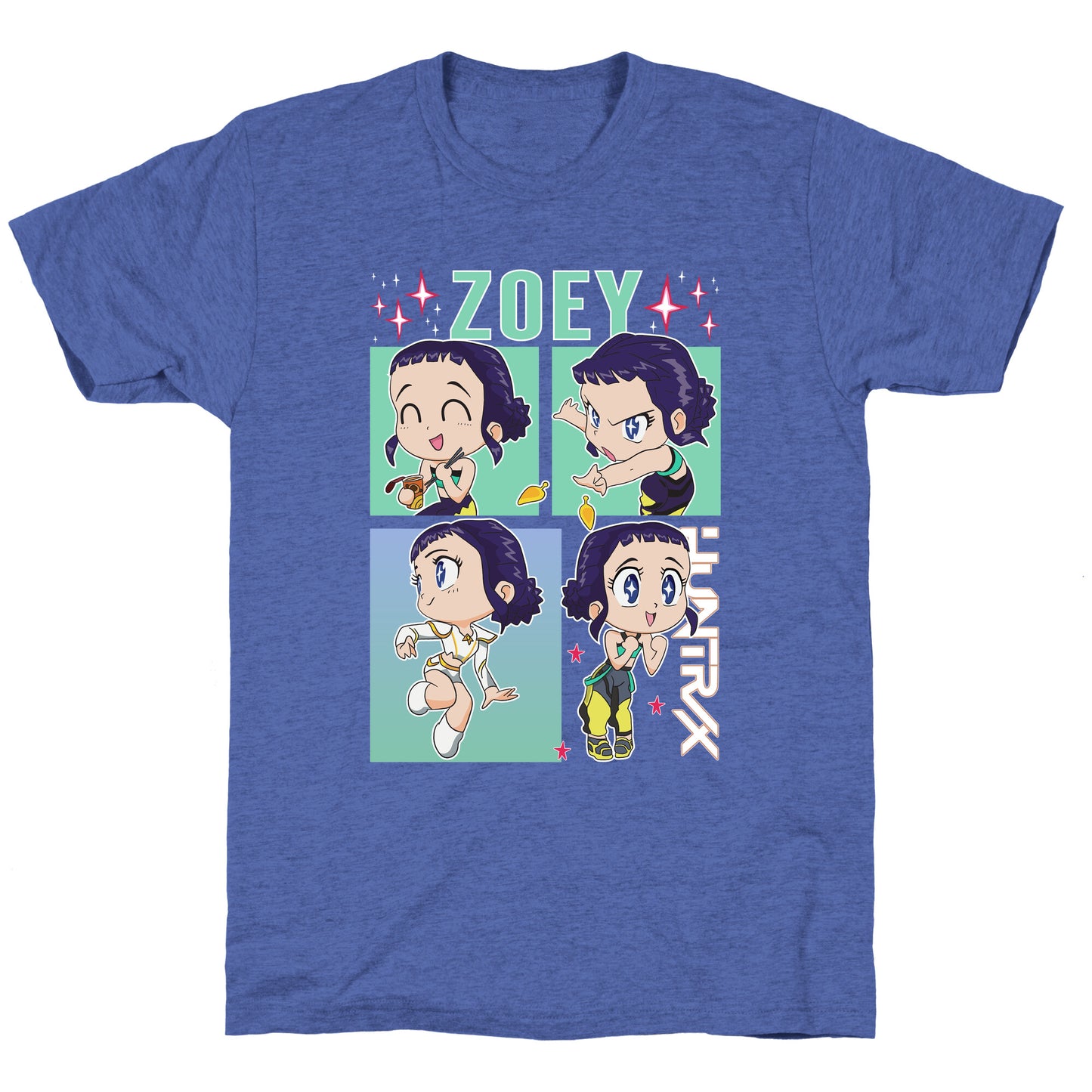 Zoey Kpop Demon Hunters Unisex Triblend Tee