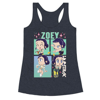 Zoey Kpop Demon Hunters Racerback Tank