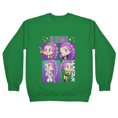 Rumi Kpop Demon Hunters Crewneck Sweatshirt