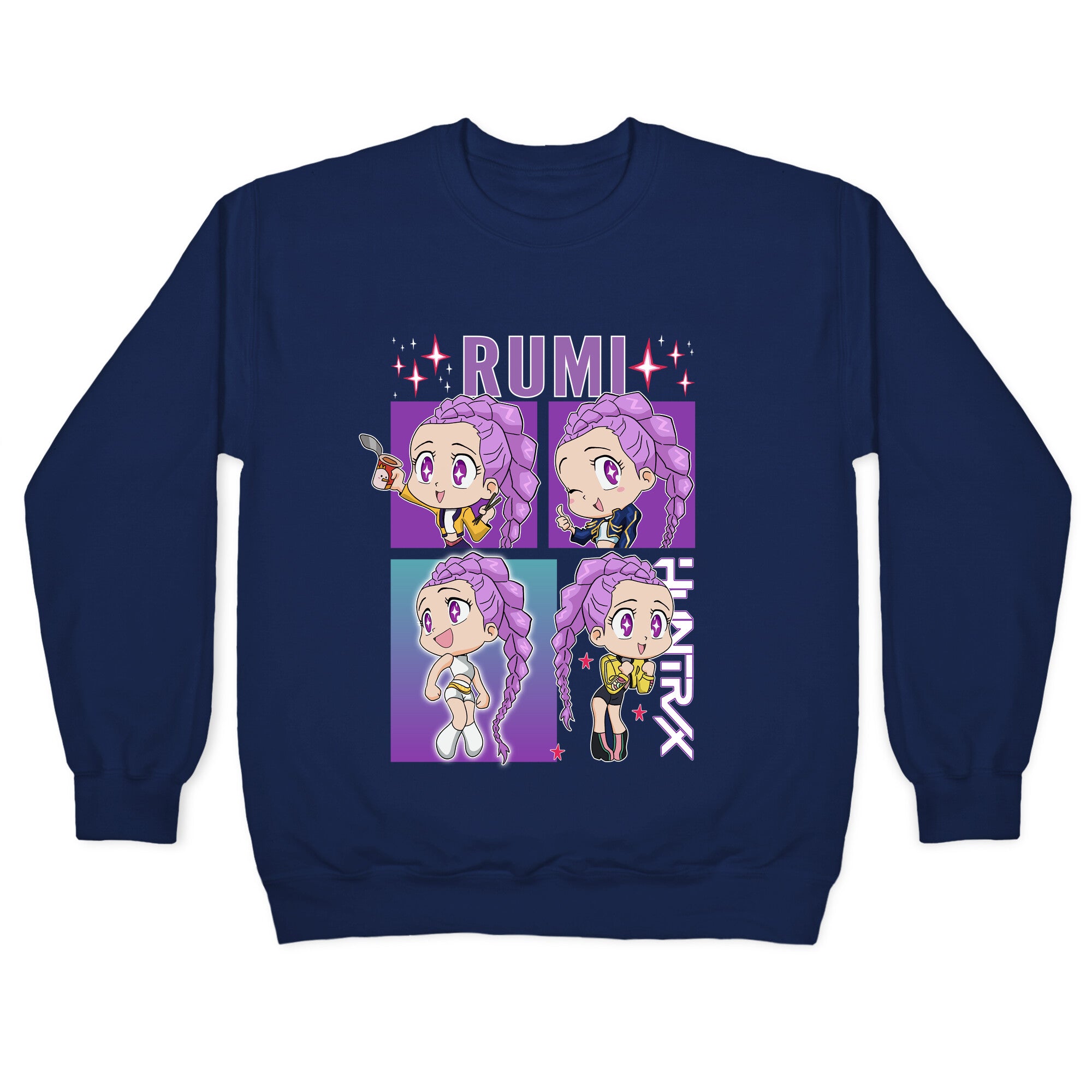 Rumi Kpop Demon Hunters Crewneck Sweatshirt