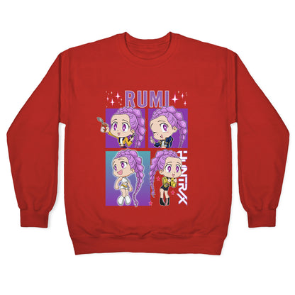 Rumi Kpop Demon Hunters Crewneck Sweatshirt
