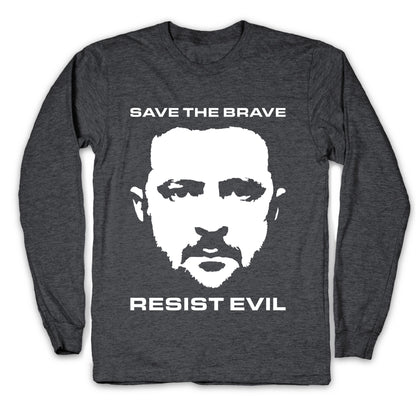 Zelensky Save The Brave Longsleeve Tee