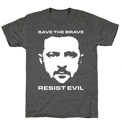 Zelensky Save The Brave Unisex Triblend Tee