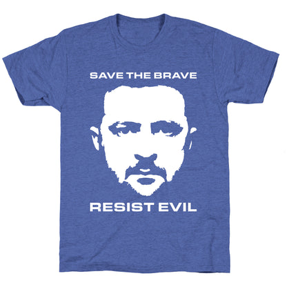 Zelensky Save The Brave Unisex Triblend Tee