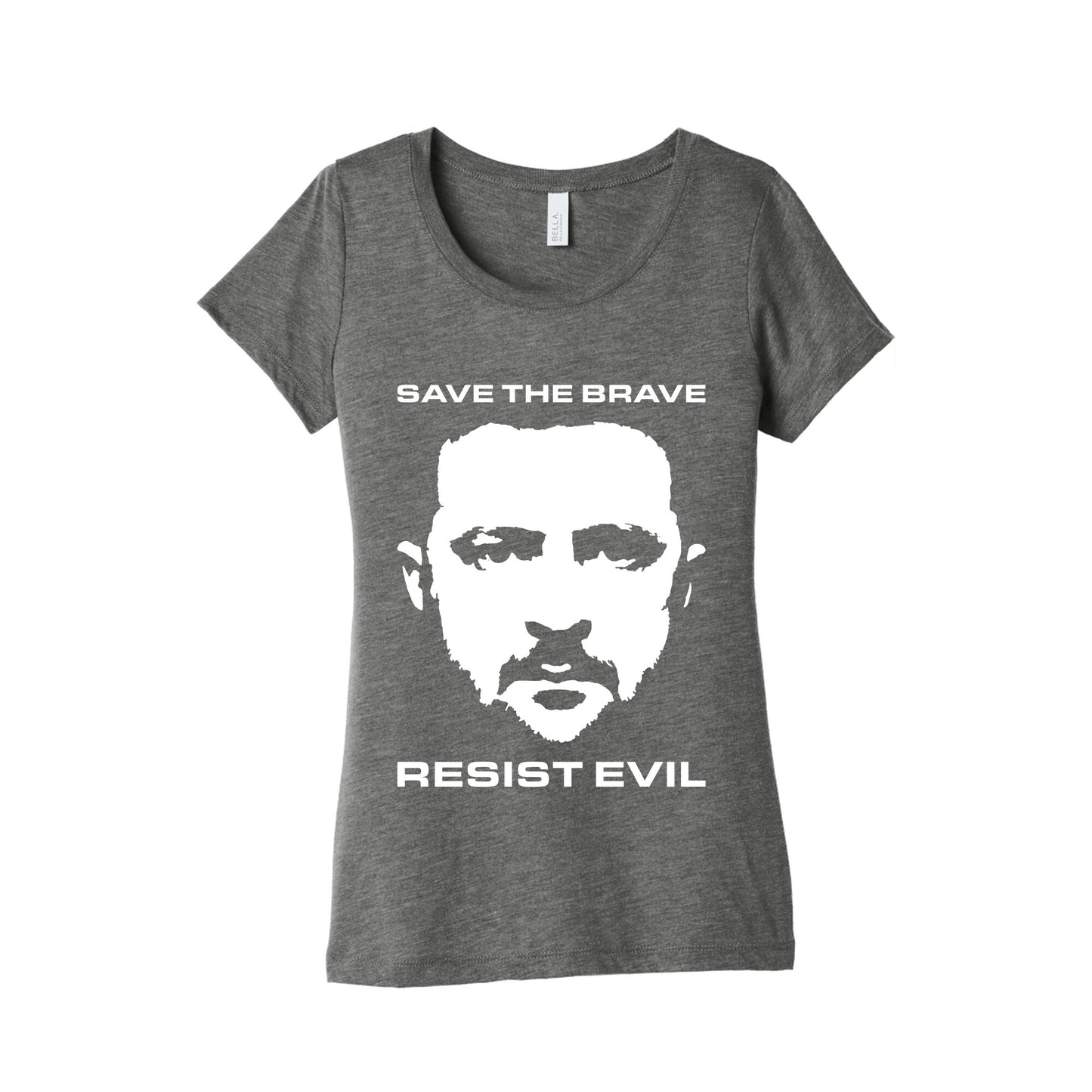 Zelensky Save The Brave Womens Triblend Tee