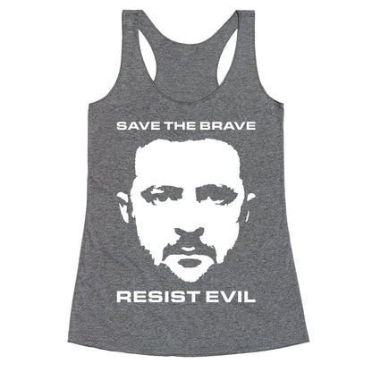 Zelensky Save The Brave Racerback Tank